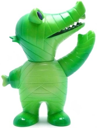 Swamp Muck Mummy Gator figure by Brian Flynn, produced by Super7. Front view.