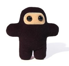Pocket Wee Ninja Plush figure by Shawn Smith (Shawnimals), produced by Shawnimals. Front view.