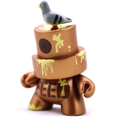 (Untitled) figure by Pon, produced by Kidrobot. Front view.