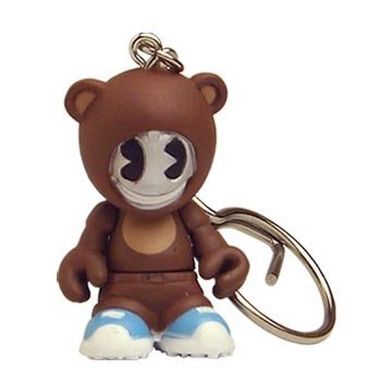 Robot in a Bear Suit figure, produced by Kidrobot. Front view.