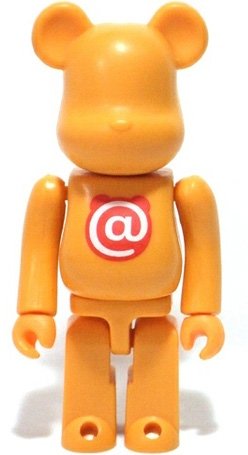 Basic Be@rbrick Series 2 - @ figure, produced by Medicom Toy. Front view.