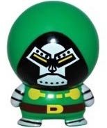 Dr. Doom figure by Marvel, produced by A&A Global Industries. Front view.
