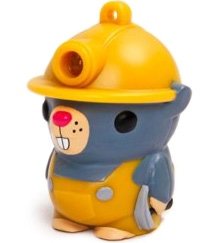Mole Miner LED Keychain figure by Gama-Go, produced by Gama-Go. Front view.
