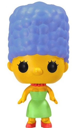 POP! Television - Marge Simpson figure by Matt Groening, produced by Funko. Front view.