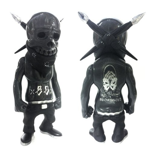 Rebel Ink - Black Dallas figure by Usugrow, produced by Secret Base. Front view.
