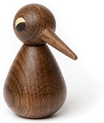 BIRD (Small) figure by Kristian Vedel , produced by Architectmade . Front view.