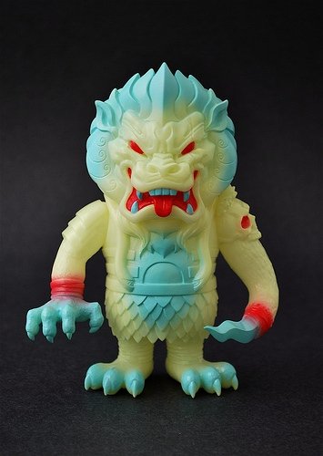 Mongolion - SSSS GID figure by LAmour Supreme, produced by Super7. Front view.