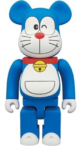 Doraemon Be@rbrick 400% figure by Fujiko Pro Shogakukan, produced by Medicom Toy. Front view.