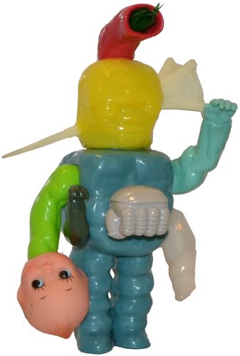 Otanoshimi Monster figure by Grody Shogun, produced by Grody Shogun. Front view.