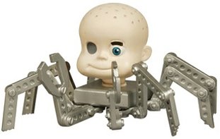 Baby Face figure by Disney X Pixar, produced by Medicom Toy. Front view.