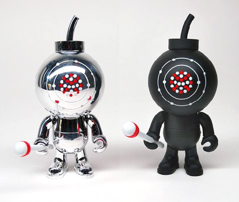 Limited edition Aluminium 3" Blow Up Doll