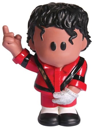 Thriller figure by Wayne Taylor, produced by Oddco Ltd.. Front view.