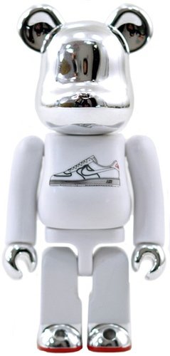 Nike Lunar Force One - Secret Be@rbrick Series 25 figure by Nike, produced by Medicom Toy. Front view.