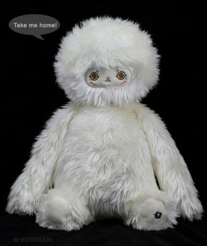Baby Yeti  figure by Vuduberi, produced by Vuduberi. Front view.