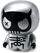 Skel Unipo figure by Unklbrand, produced by Unklbrand. Front view.