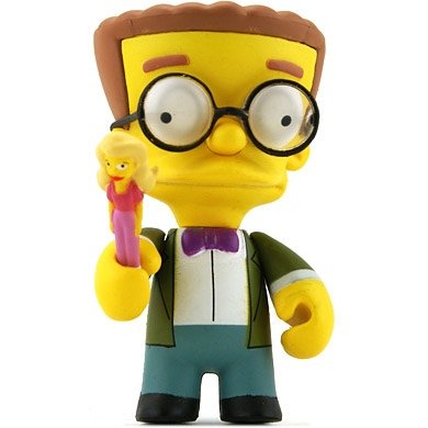 Smithers figure by Matt Groening, produced by Kidrobot. Front view.