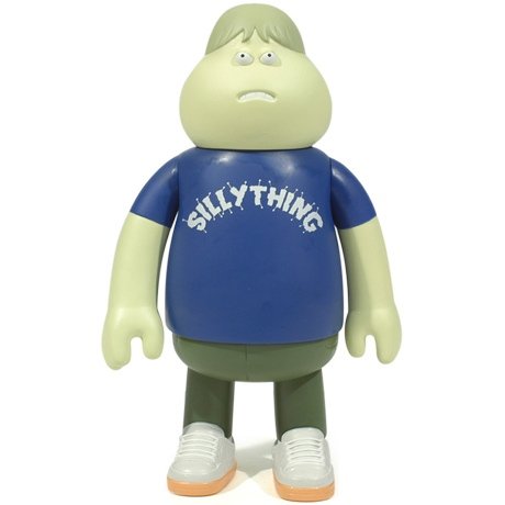 Leon - Sillything Blue  figure by James Jarvis, produced by Amos Toys. Front view.