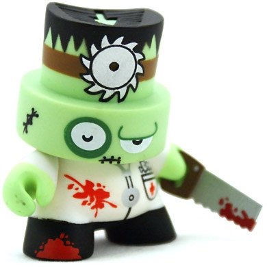 Doc figure by Phetus, produced by Kidrobot. Front view.