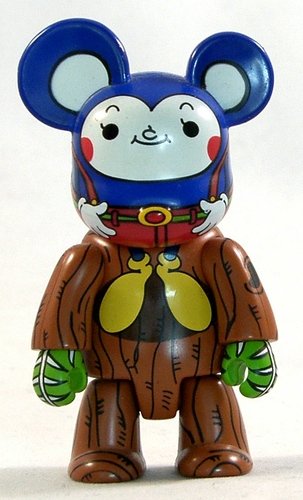 CuCu Mouse figure by Kei Sawada, produced by Toy2R. Front view.