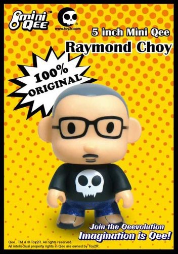 Raymond Choy Mini Qee figure, produced by Toy2R. Front view.