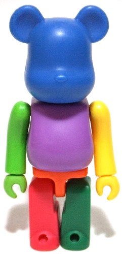 Be@rbrick Estate Rainbow 7 - 2 figure by Eric So, produced by Medicom Toy. Front view.