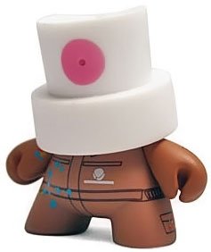 MontanaColors figure by Montana, produced by Kidrobot. Front view.