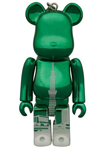 Tokyo Sky Tree Town Be@rbrick 100% figure, produced by Medicom Toy. Front view.