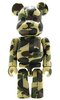 Bape Play Be@rbrick S2 - Brown Camo