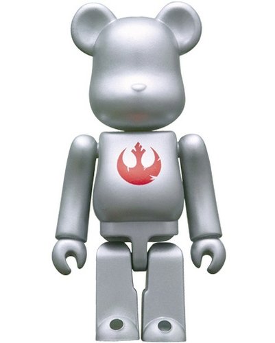 Rebel Alliance Logo 70% Be@rbrick figure by Lucasfilm Ltd., produced by Medicom Toy. Front view.