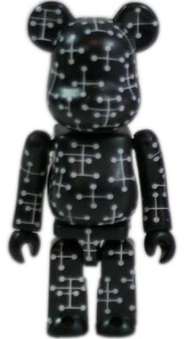 Eames - Secret Black Pattern Be@rbrick Series 9