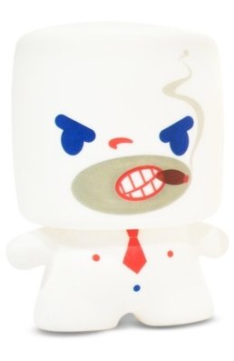 Marshall Boss figure by 64 Colors, produced by Squibbles Ink & Rotofugi. Front view.