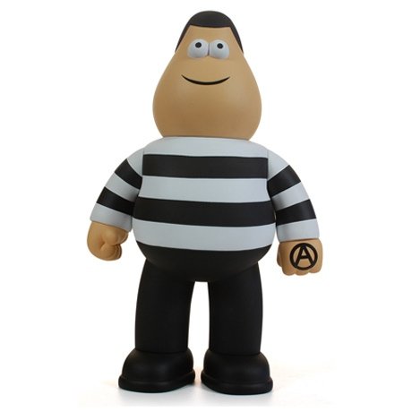 Martin X SE figure by James Jarvis, produced by Amos Toys. Front view.