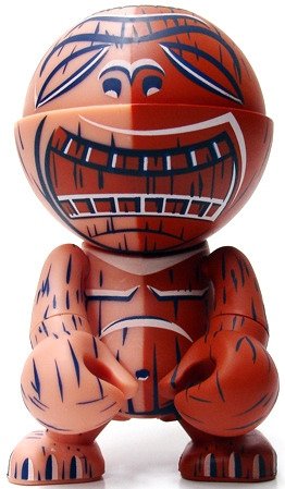 Tiki Brown figure by Dave Silva, produced by Play Imaginative. Front view.