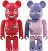 Wakibara & Itsutsuboshi - Be@rbrick 100% Set