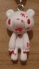 Gloomy Bear Zipper Pull (Heavy Bloody Albino)