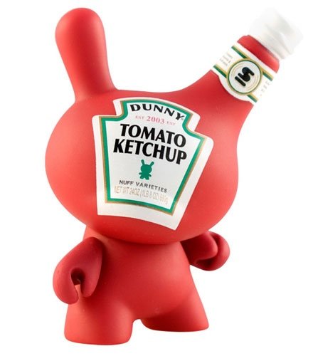Sketchup figure by Sket One, produced by Kidrobot. Front view.
