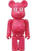 BABBI ♥ Be@rbrick 100% - Leopard Fucsia