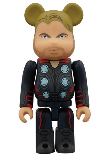 Thor Be@rbrick figure by Marvel, produced by Medicom Toy. Front view.