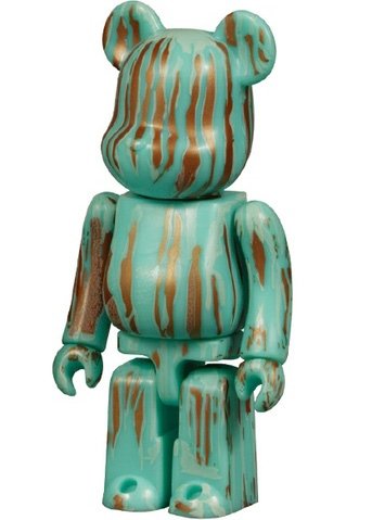 BWWT Stash Be@rbrick 100% figure by Stash, produced by Medicom Toy. Front view.