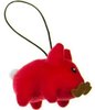 Red Happy Labbit Mini Plush