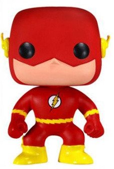 POP! Heroes - The Flash figure by Dc Comics, produced by Funko. Front view.