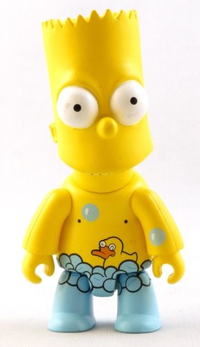 Bath Time Bart figure by Matt Groening, produced by Toy2R. Front view.