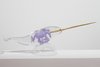 "Lavendar Magic" Narwhal Sculpture