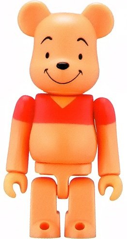 Winnie the Pooh - Secret Be@rbrick Series 3 figure by Disney, produced by Medicom Toy. Front view.