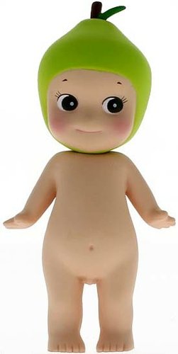 Sonny Angel - Pear figure by Dreams Inc., produced by Dreams Inc.. Front view.
