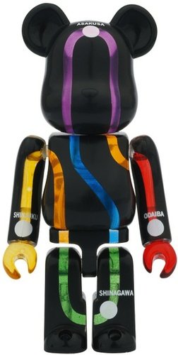 Tokyo Marathon Be@rbrick 100% figure, produced by Medicom Toy. Front view.
