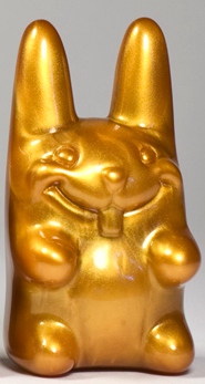 easter ungummy bunny - dodgy royal gold