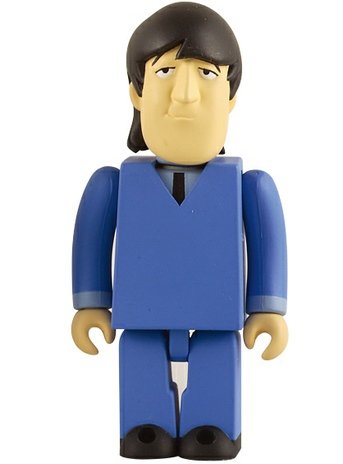John Lennon Kubrick 100% figure, produced by Medicom Toy. Front view.