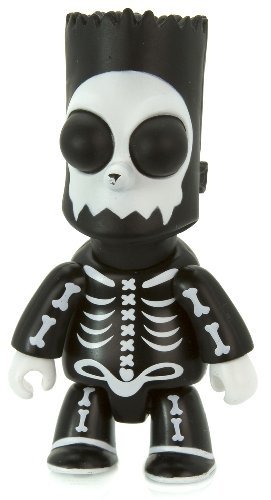 Bart Bone Skeleton Toyer 2 figure by Matt Groening, produced by Toy2R. Front view.