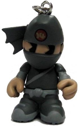 KidNinja figure, produced by Kidrobot. Front view.